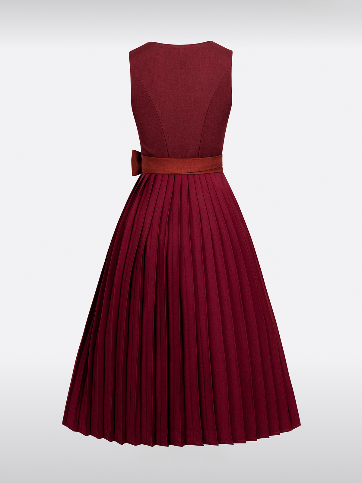 Rode Rechte Uitsnijding Traditionele Dirndl