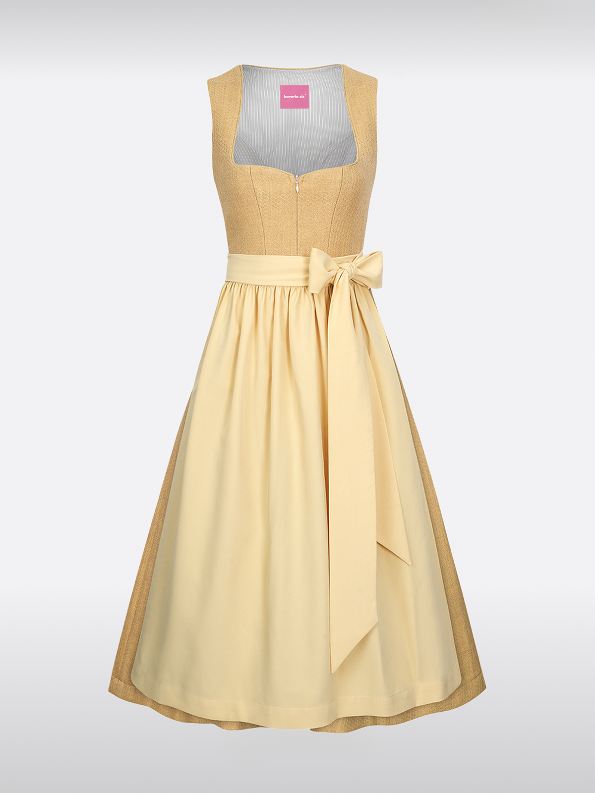 Geel Hart-Uitsnede Rits Voor Dirndl