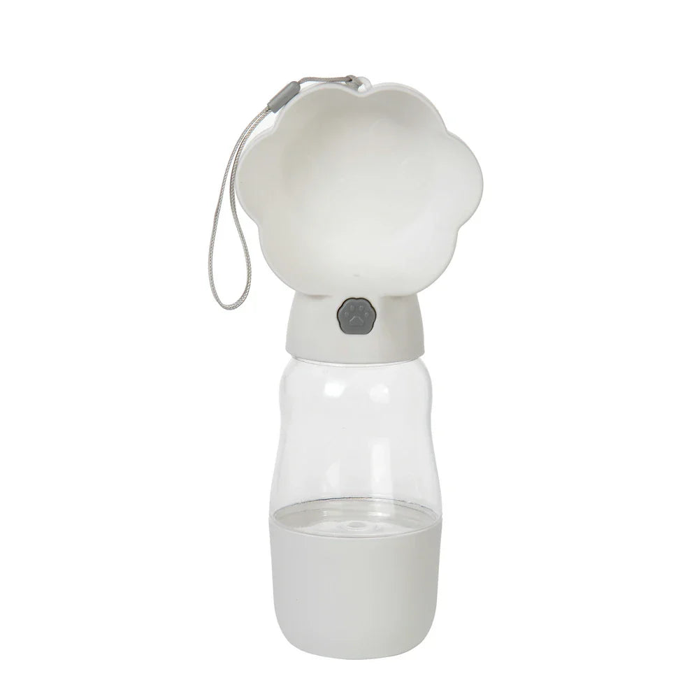 Drinkfles Droppa DuoBottle | 2-in-1 Water- & Voederdispenser voor Honden & Katten | Leaksproof & Draagbaar | 380 ml / 530 ml