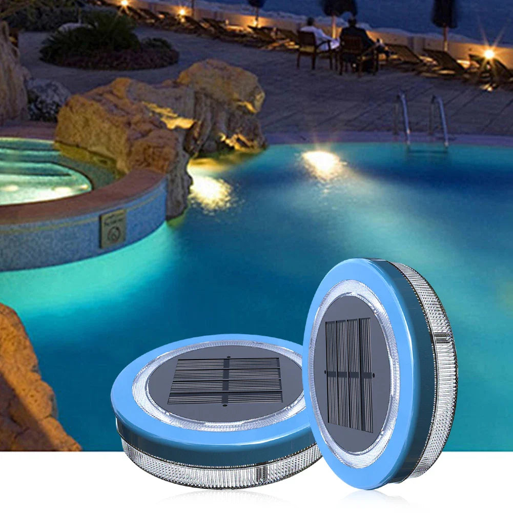 AquaLuxe Zonne-Poollicht | Drijvend, waterdicht en sfeervol blauw LED-licht