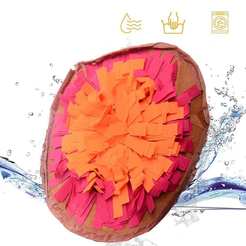 SchnuffelSpaß | Wasbare Snuffelmat voor Honden | Intelligentie- & Trainingsspeelgoed | Vouwbaar & Antislip