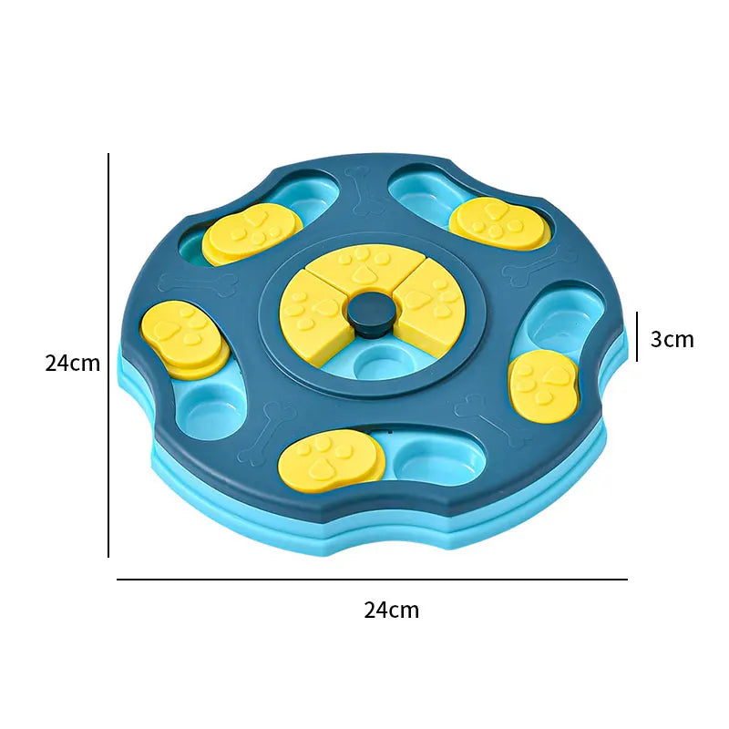 BrainBowl IQ | Intelligentiespeelgoed & Anti-Schrokbak voor Honden & Katten | Interactieve Voeding | Bevordert Geestelijke Fitheid & Langzaam Eten