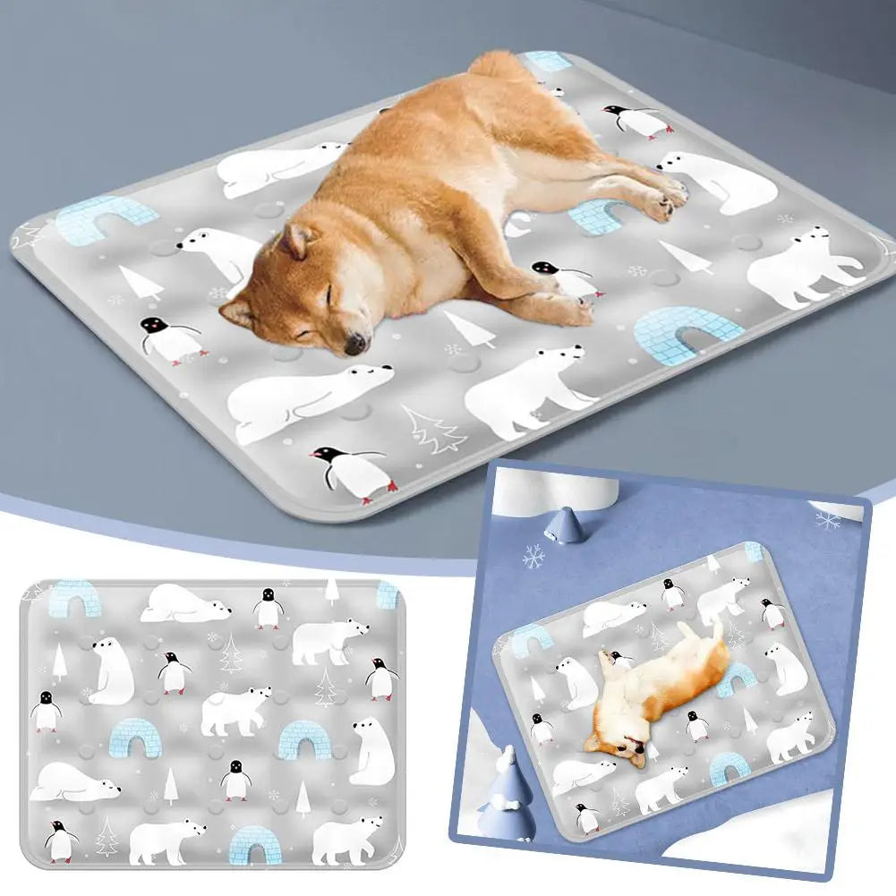 FrostPaws Koelmat voor Honden & Katten | Herbruikbaar & Gevuld met Gel | Voor Zomer & Reizen | PVC