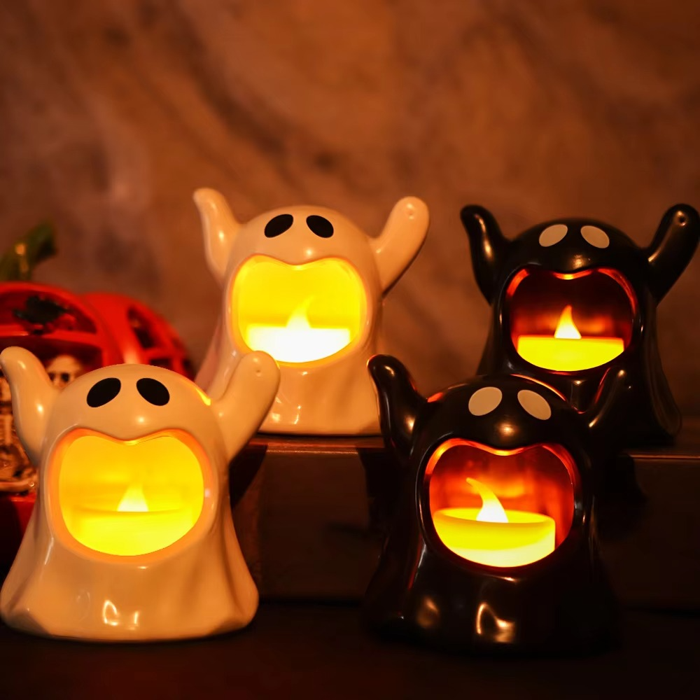 Lichtspuk Halloweenlamp – LED Spookdecoratie met Batterieverlichting