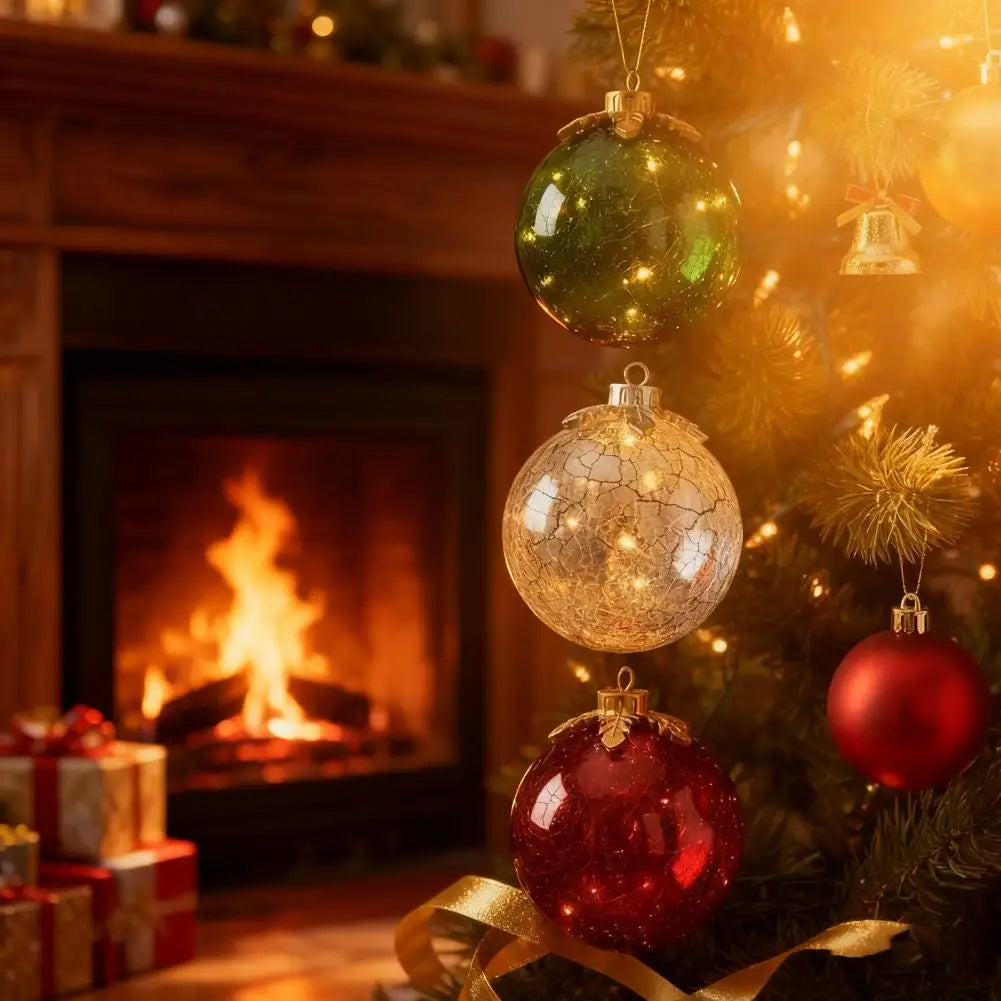 GlowSphere LED-Kerstbal – Warme Sfeerverlichting met Timerfunctie