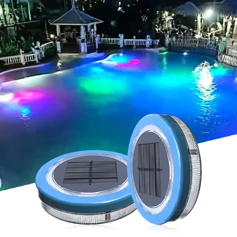 AquaLuxe Zonne-Poollicht | Drijvend, waterdicht en sfeervol blauw LED-licht