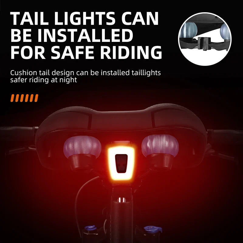 Comfortabele Schokbestendige Fiets Zadels met Hol Ontwerp – Antislip Kussen voor MTB en Racefiets