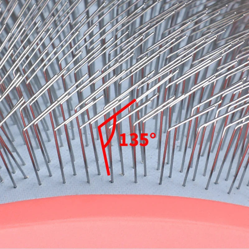 Natuurlijke Vachtverzorgingsborstel ProRake | Handmatige Haarverwijderingsborstel met Houten Handvat | Herbruikbaar & Duurzaam | 21×10 cm