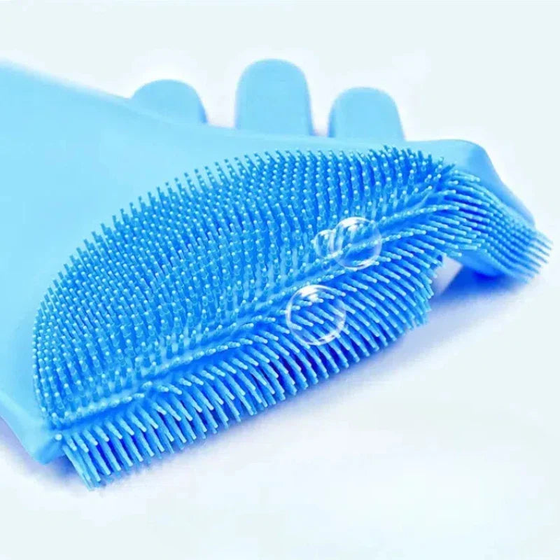 FELISPA SoftTouch Silikon-Badhandschoen voor Katten | Zachte Vachtverzorging & Massage | Shampoo-Borstel voor Huisdieren | 35×16 cm