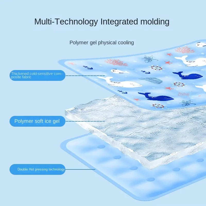 FrostiPet Koelmat voor Honden & Katten | Watergevuld | Extra Groot & Herbruikbaar | Voor Zomer & Bank