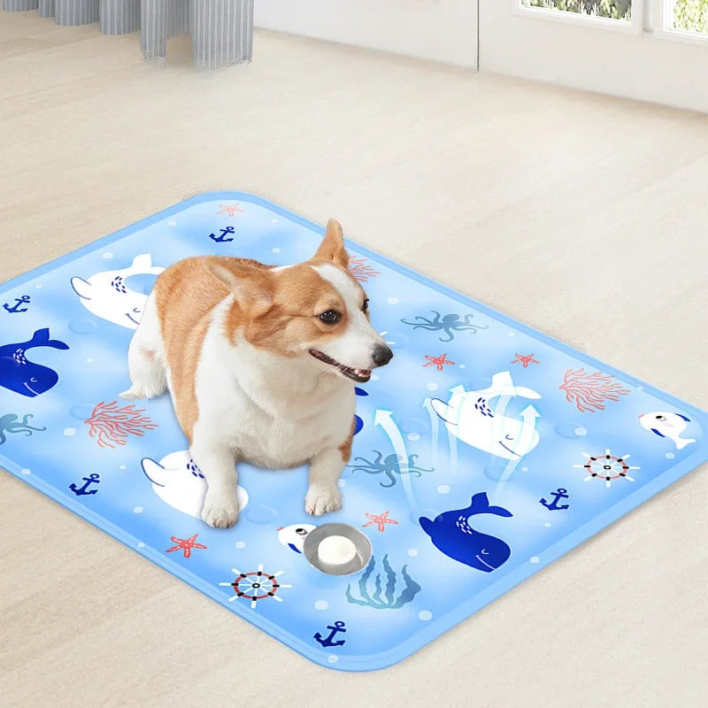 FrostiPet Koelmat voor Honden & Katten | Watergevuld | Extra Groot & Herbruikbaar | Voor Zomer & Bank
