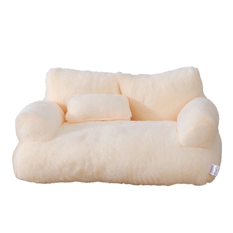 Sofalux Luxe Kattenbed - Pluche Warmte voor Katten & Kleine Honden, Winter Comfort