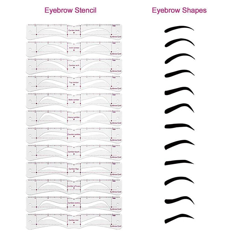 LuxeArch Brow Master Stencil Kit | Moeiteloze precisie voor perfecte wenkbrauwvormgeving
