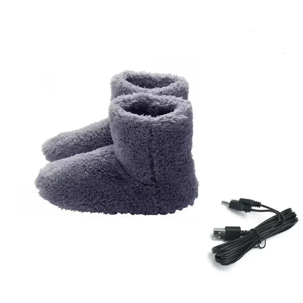 WarmEase USB verwarmde sloffen – Pluche wintercomfort met verstelbare warmte