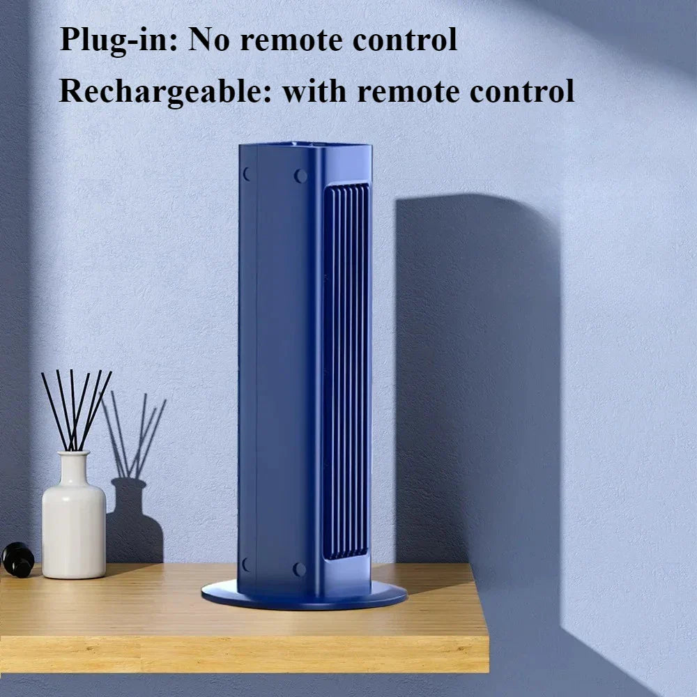 AeroBreeze Bladloze Ventilator | Stil en modern met afstandsbediening en 3 snelheden