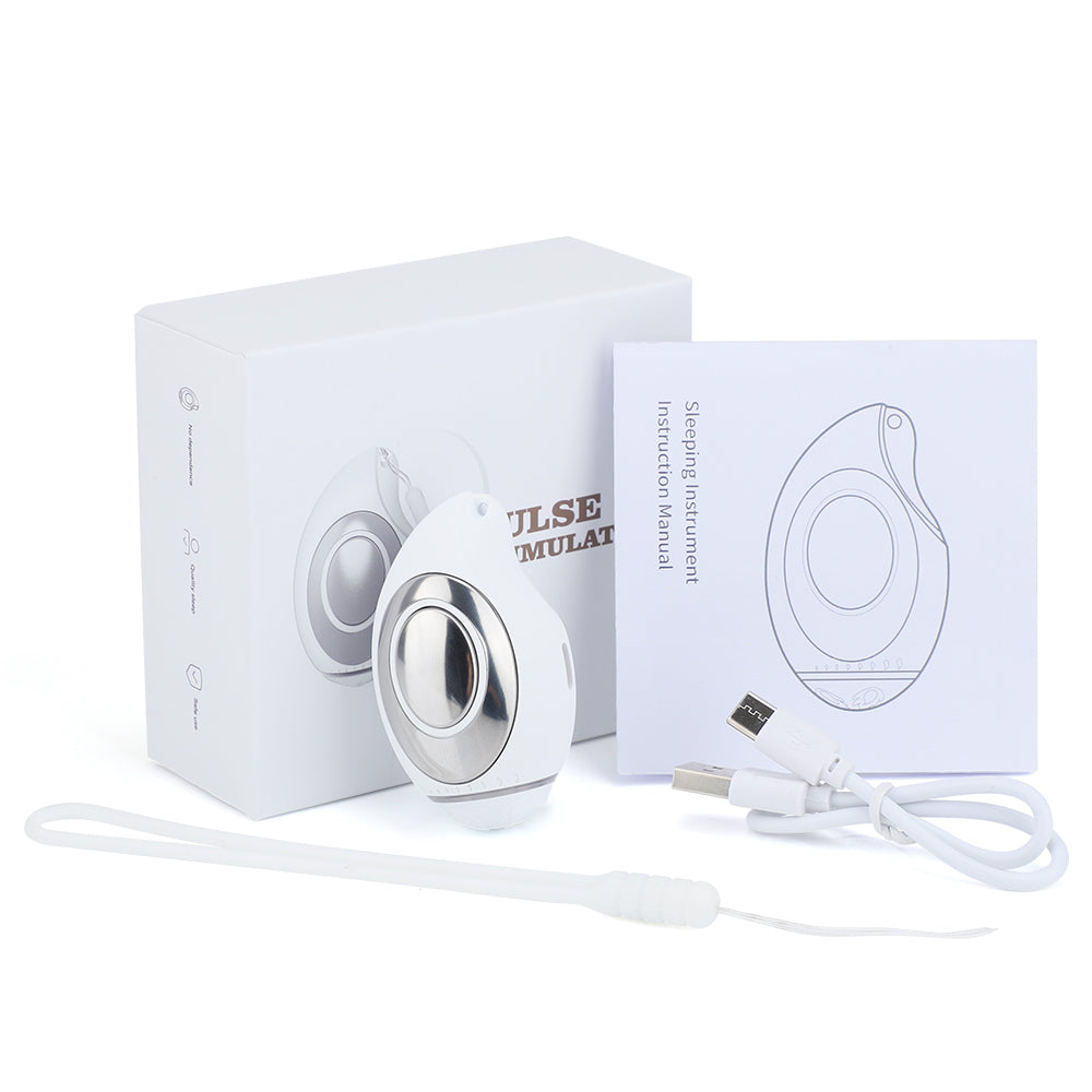 Microcurrent Slaap Hulpapparaat - Draagbaar Stressverlichtingshulpmiddel met Rustgevende Audio