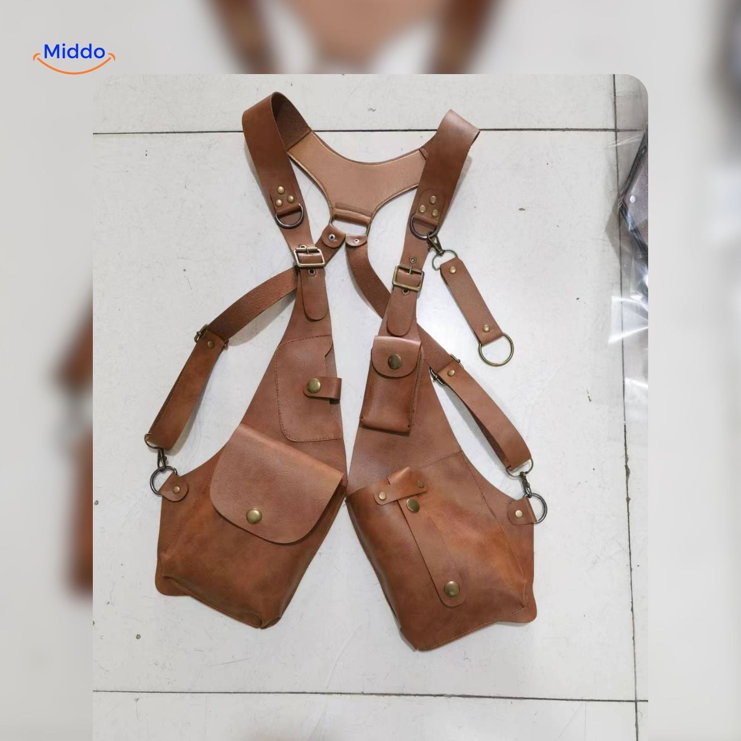 RetroGear Schouderholster | Veelzijdig leren holster voor stijlvolle opslag