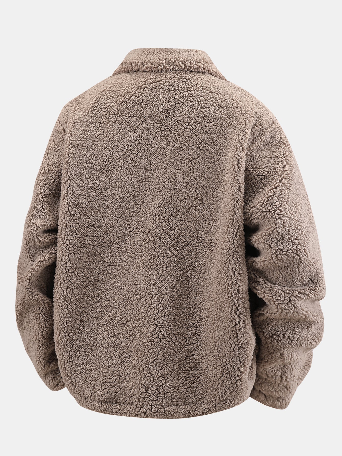 Retro Flanellen Jack TeddyLine – Warme herenjack met zachte teddyvoering