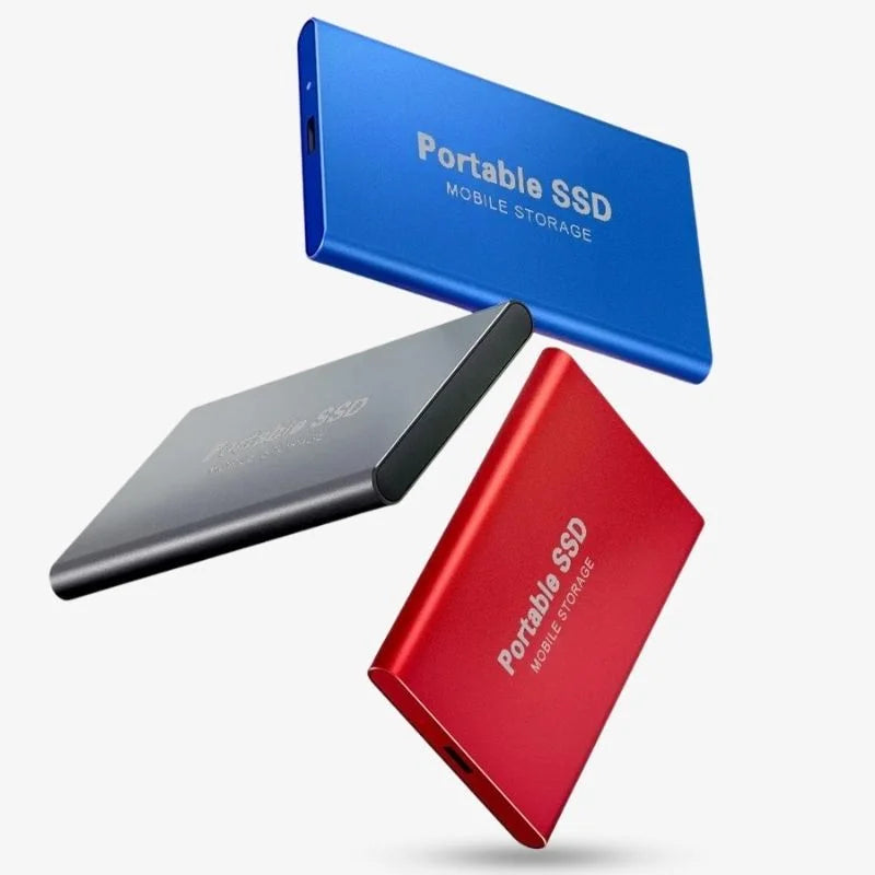 Draagbare 2TB Externe SSD – Ultra Snelle SSD Externe Harde Schijf met USB 3.1 voor Veilige Gegevensopslag