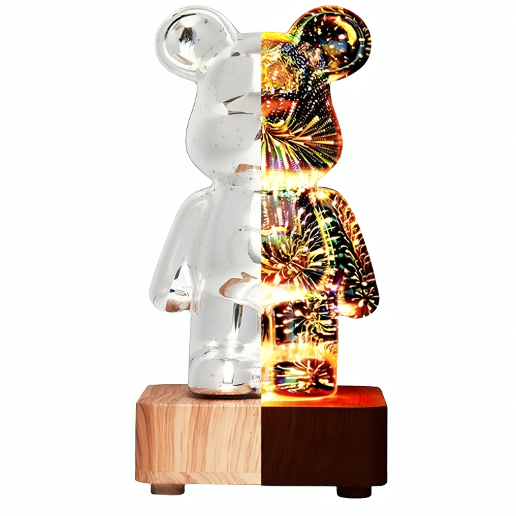 3D GlowBear - Een adembenemend 3D vuurwerk effect in verschillende kleuren