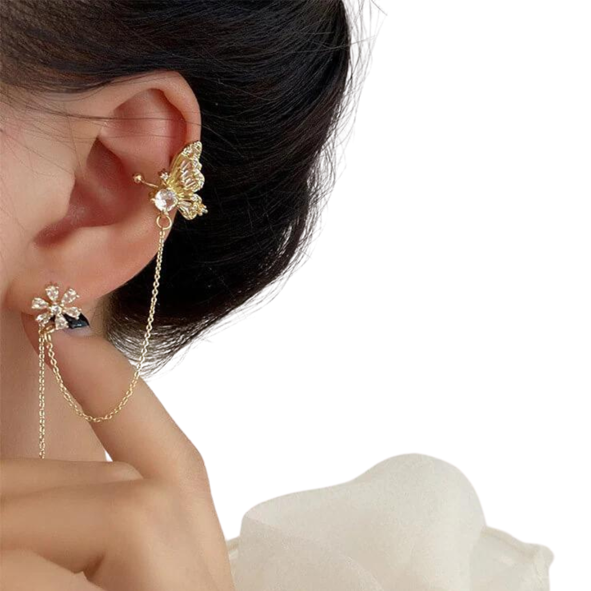 Vlinder Oorbel | Geduld, vertrouwen en besef dat alles tot bloei komt