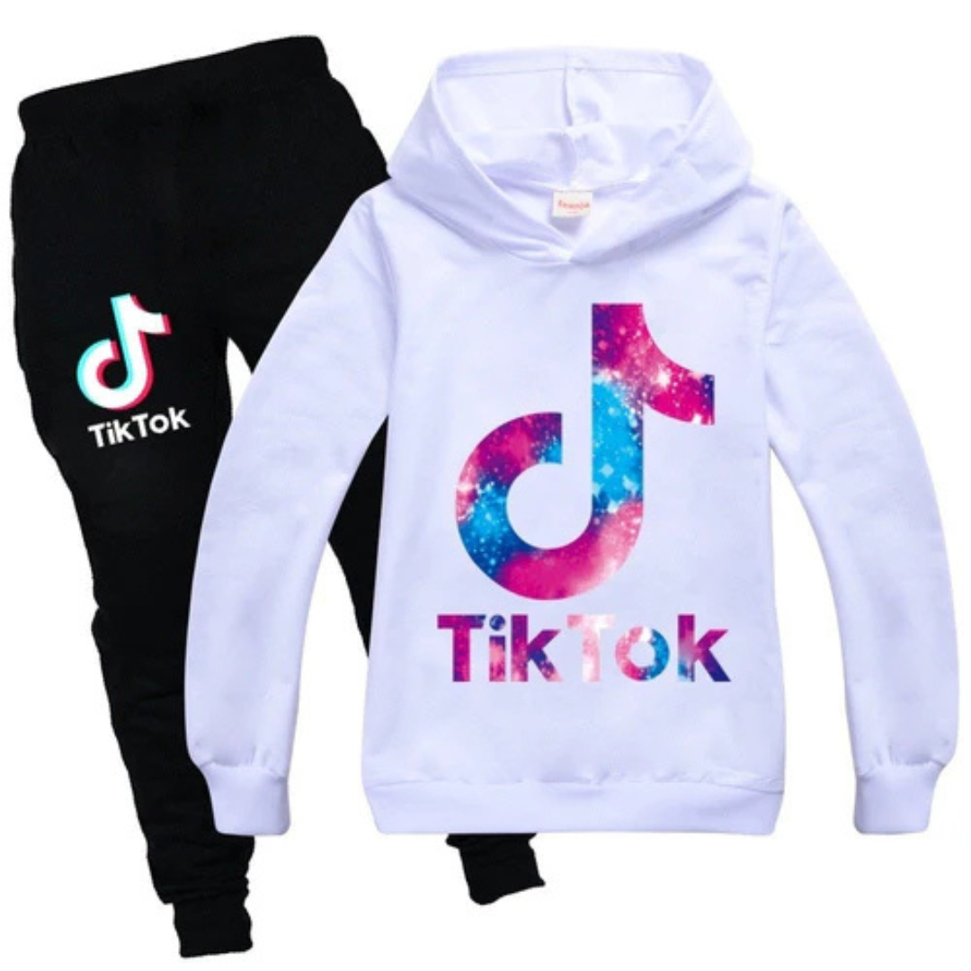 Tiktok Kids Joggingspak | Voor altijd een tiktokker | Unisex