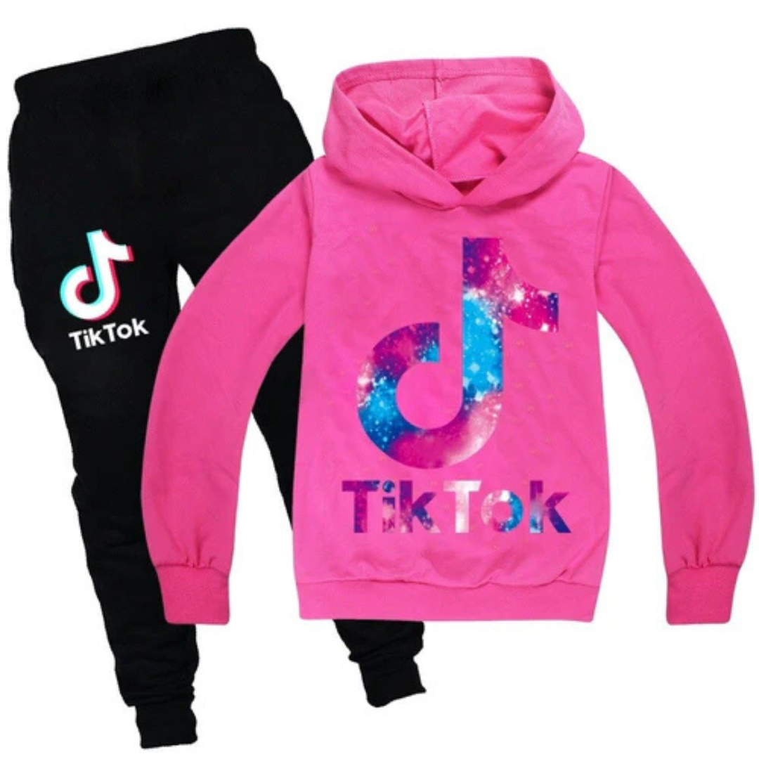 Tiktok Kids Joggingspak | Voor altijd een tiktokker | Unisex