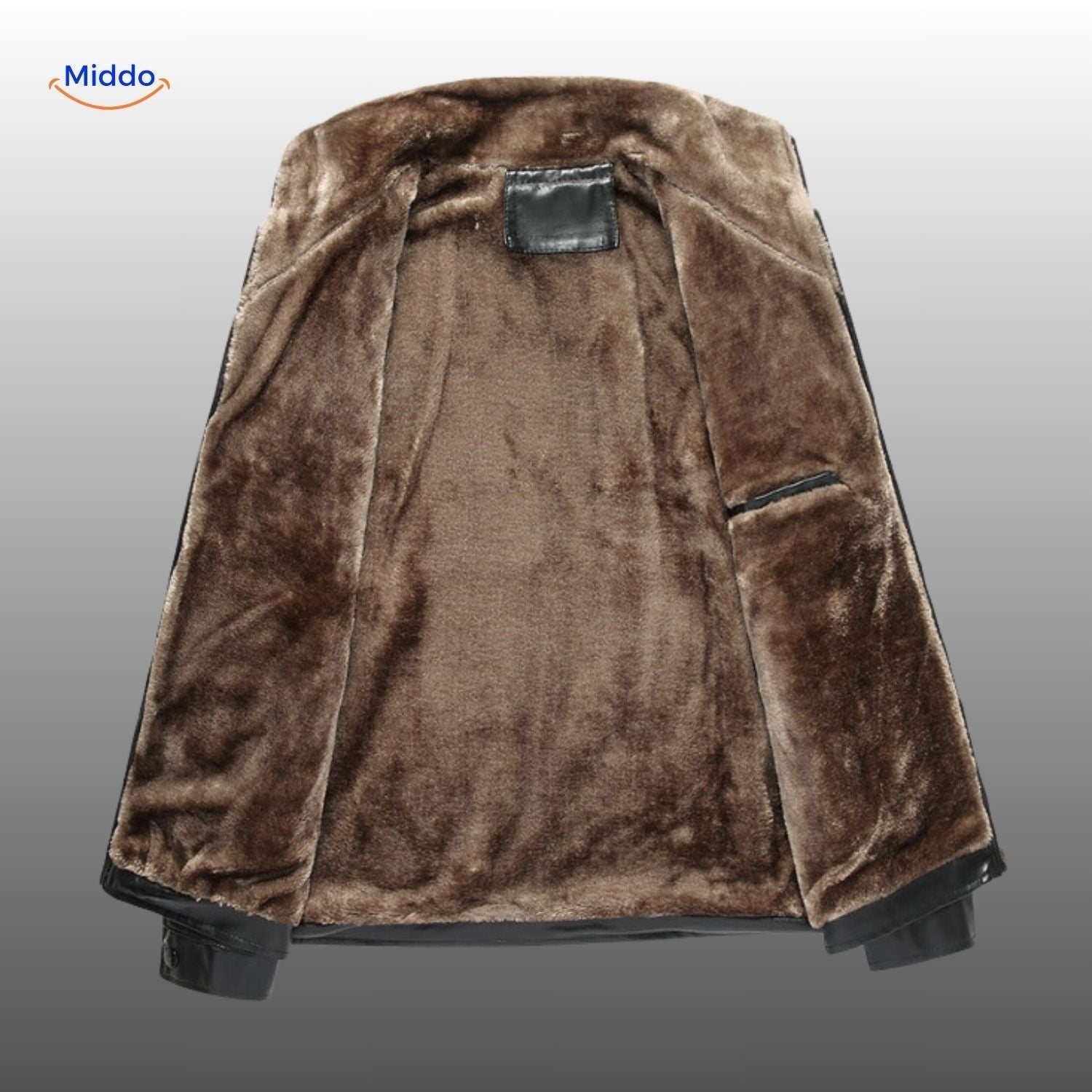 UrbanElegance Leren Jas | Luxe Bontvoering voor Tijdloze Stijl