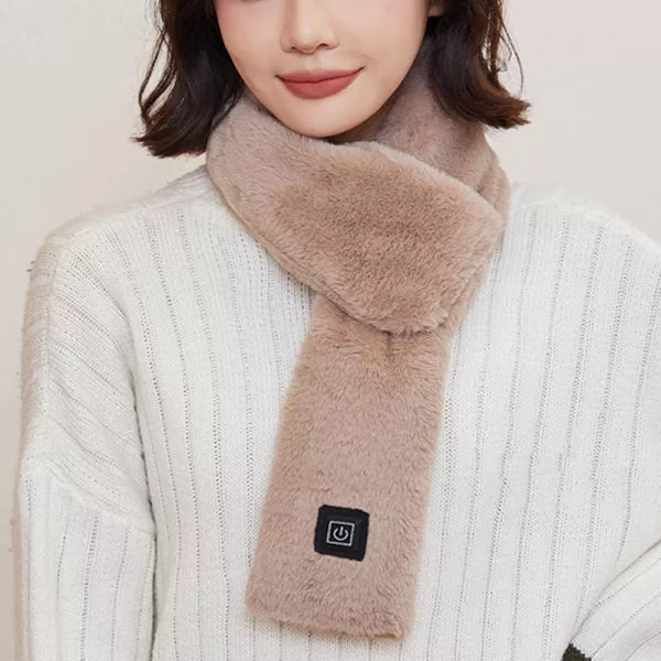 CozyHeat verwarmde fleece-sjaal – USB-thermische sjaal met 3 warmte-instellingen