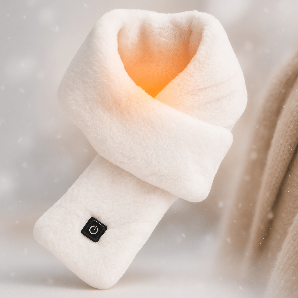 CozyHeat verwarmde fleece-sjaal – USB-thermische sjaal met 3 warmte-instellingen