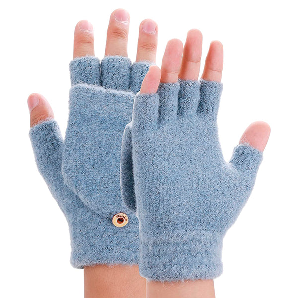 WarmGrip USB verwarmde vingerloze handschoenen – comfortabele winterhandschoenen voor kantoor en thuis