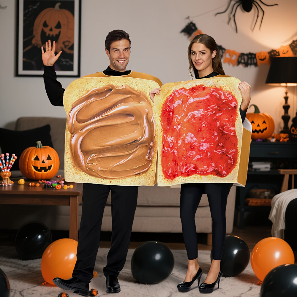 Grappige Halloween Kostuums voor Stellen Pindakaas en Jelly