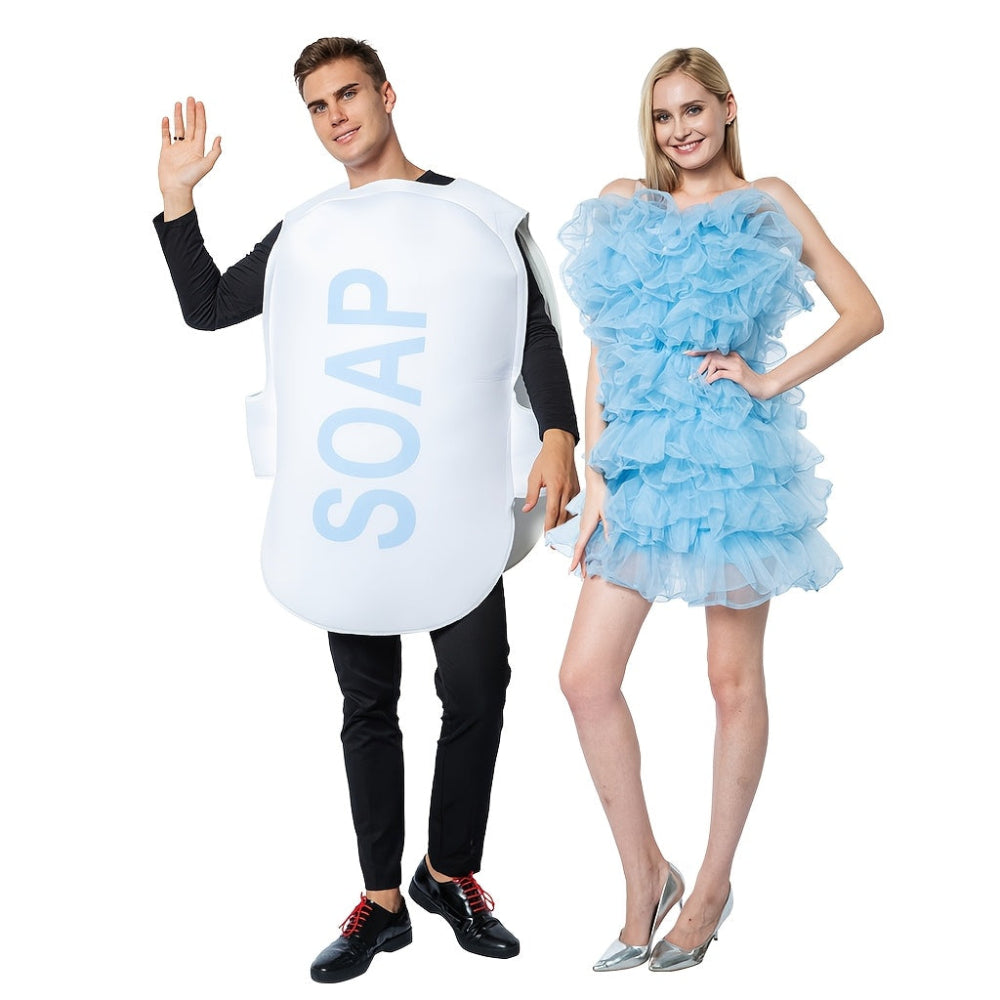 Grappige Halloween Kostuums voor Stellen Zeep en Loofah Set
