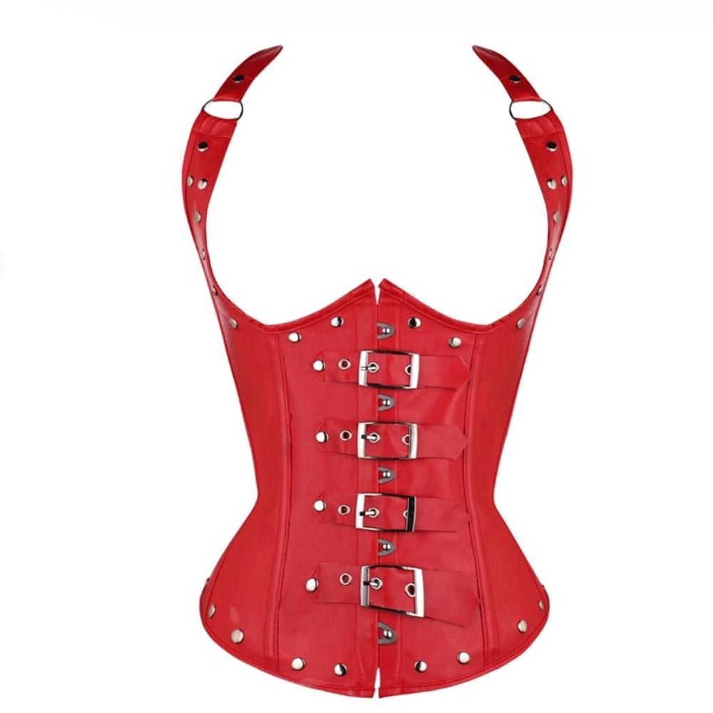 Gothic Steampunk Onderbust Korset Top - Stijlvolle Taille Trainer voor Vrouwen