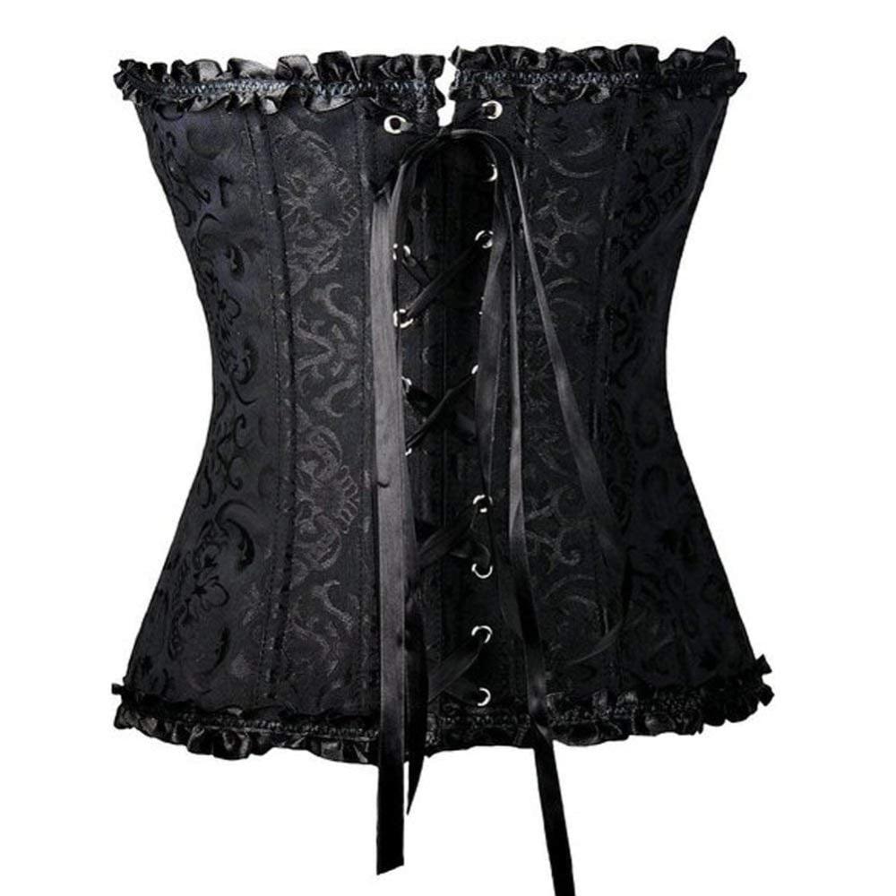 Retro Corset Met Bonen Taille Trainer voor Vrouwen - Stijlvolle Onderbust Body Shaper