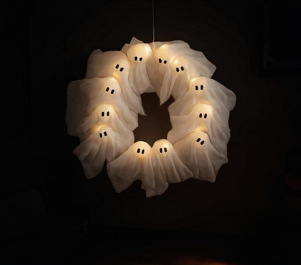 HauntGlow Halloween Krans | Betoverende glow krans voor een spooky feestelijke touch