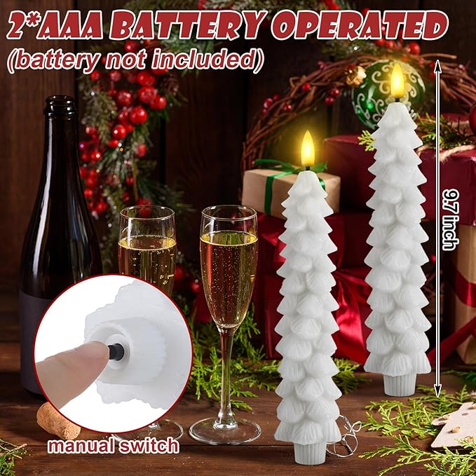 Vlamloze LED Kaarsen met Afstandsbediening – Realistisch 3D-Flikker Model LumaGlow