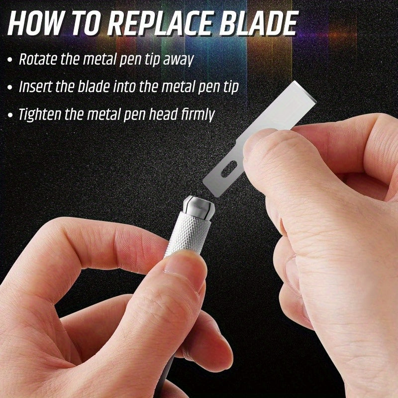 Precisie Houtsnijmes Set voor Gemakkelijk Gegraveerde Pompoenen | Scherpe Ergonomische Bladen