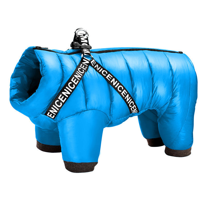 WarmPaw WinterComfort Hondenjas – Winddichte Jas met Zachte Isolatie voor Koud Weer