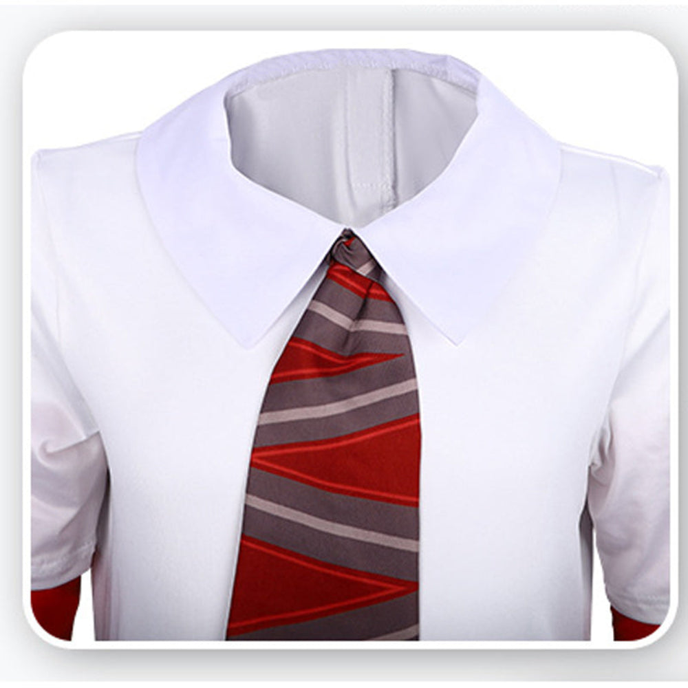 Halloween Cosplay Woede Jumpsuit Kostuum Handschoenen Stropdas Polyester Spandex