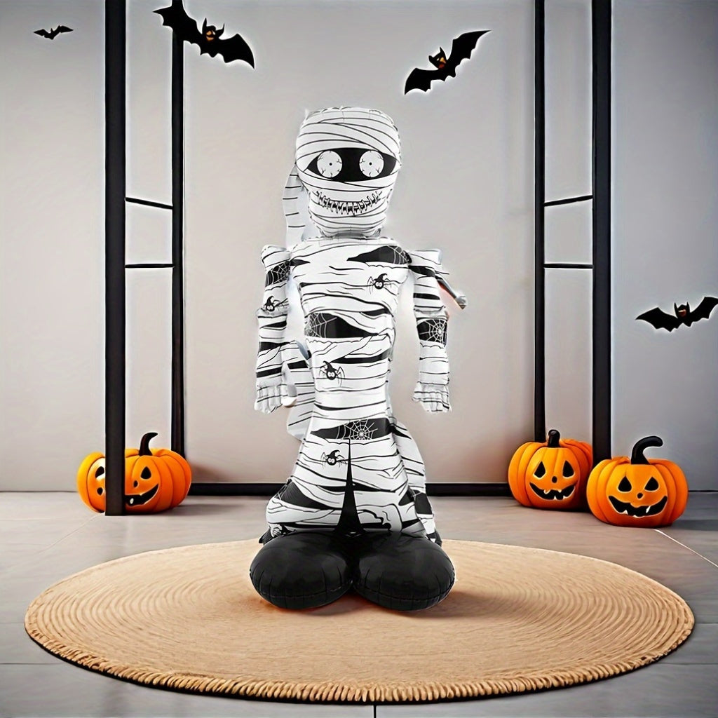 Halloween Cartoon Opblaasbare Mummie Decoratie | Spookachtige Vrijstaande Decoratie