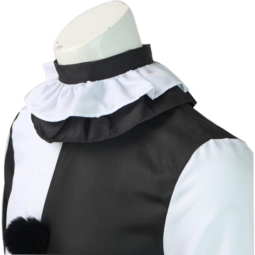 Unisex Vintage Lange Mouwen Halloween Kostuum Jumpsuit | Pom Poms