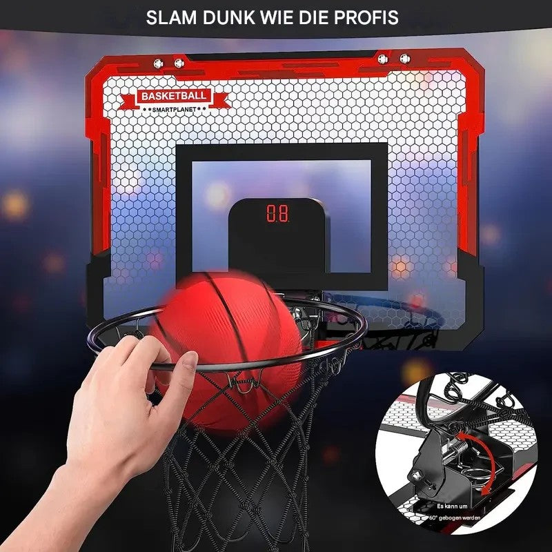 Mini-Basketbalring met Elektronisch Scorebord - BouncePro