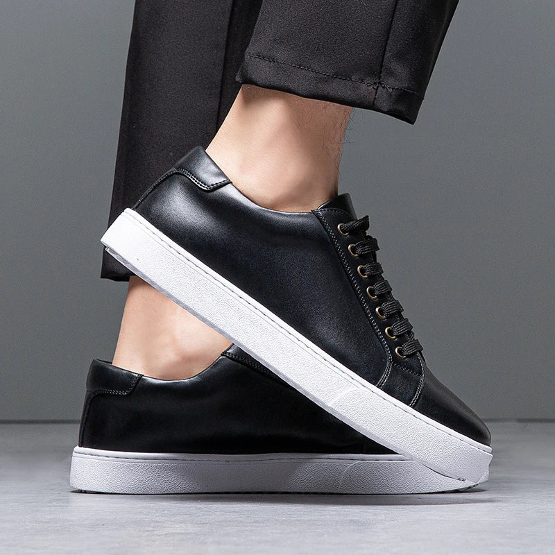 Leren Sneakers Heren - Stijl & Comfort - David™