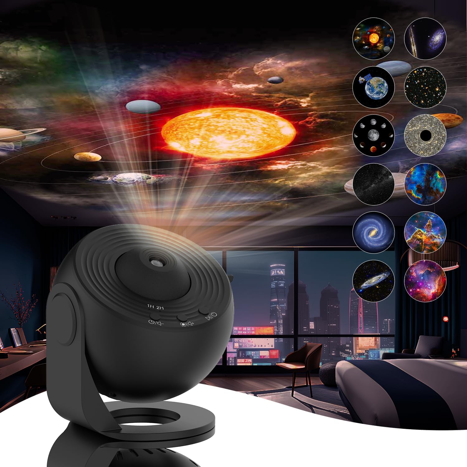 GalaxyGlow Projector | Breng het heelal naar je kamer