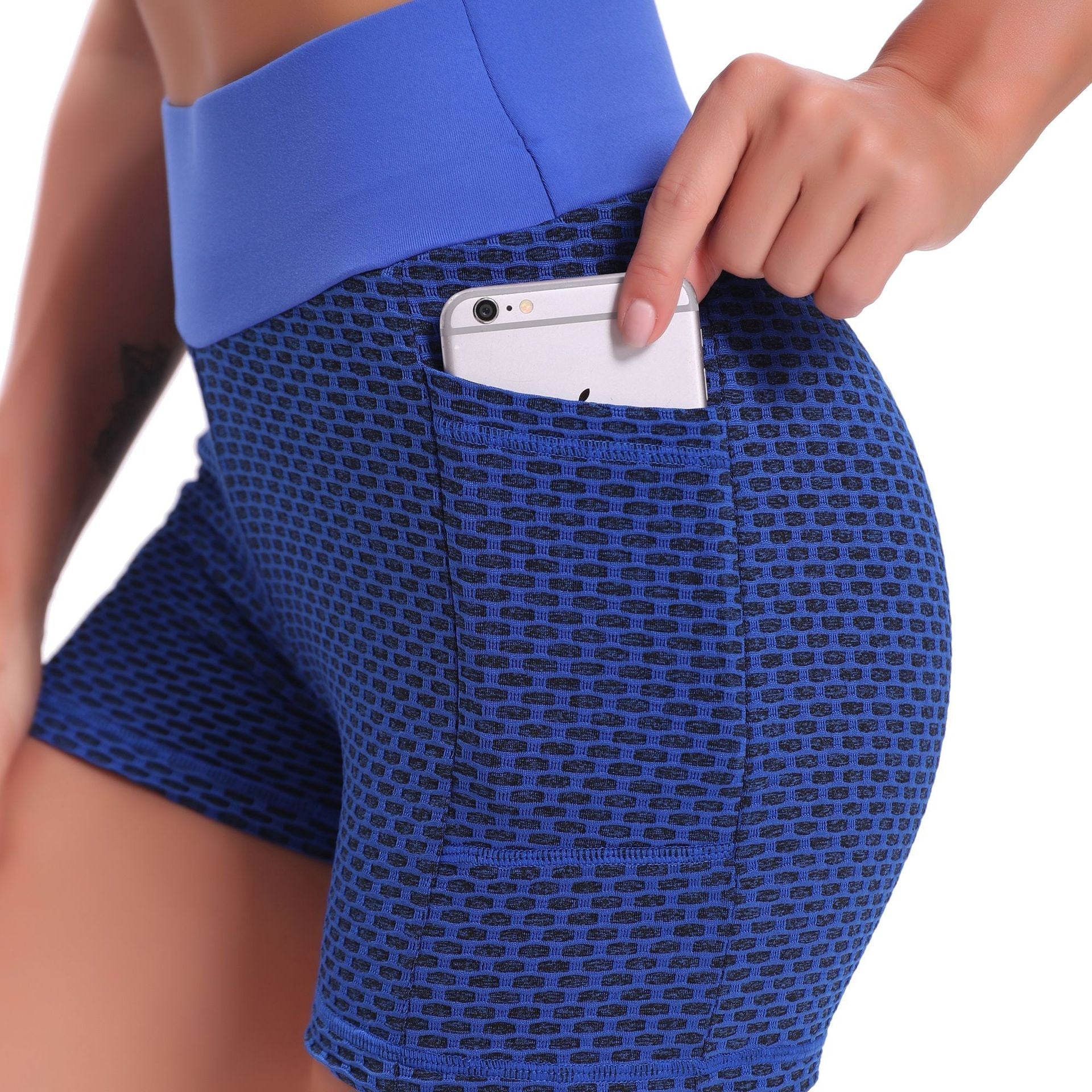 FlexFit Pro Shorts | Ademend Jacquard Yoga Shorts voor Dames, liftend en biedt ultiem comfort