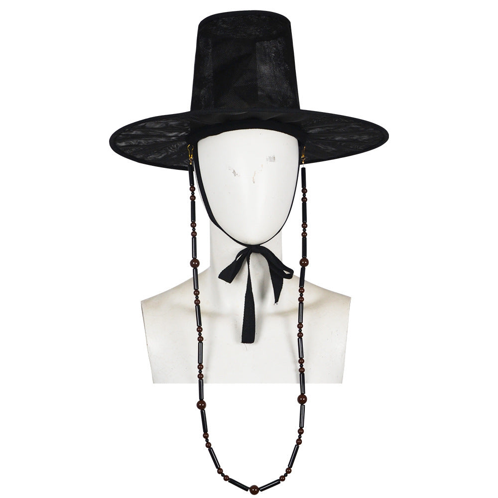 Jongens Zwart Halloween Kostuum Set Koreaanse Hanbok