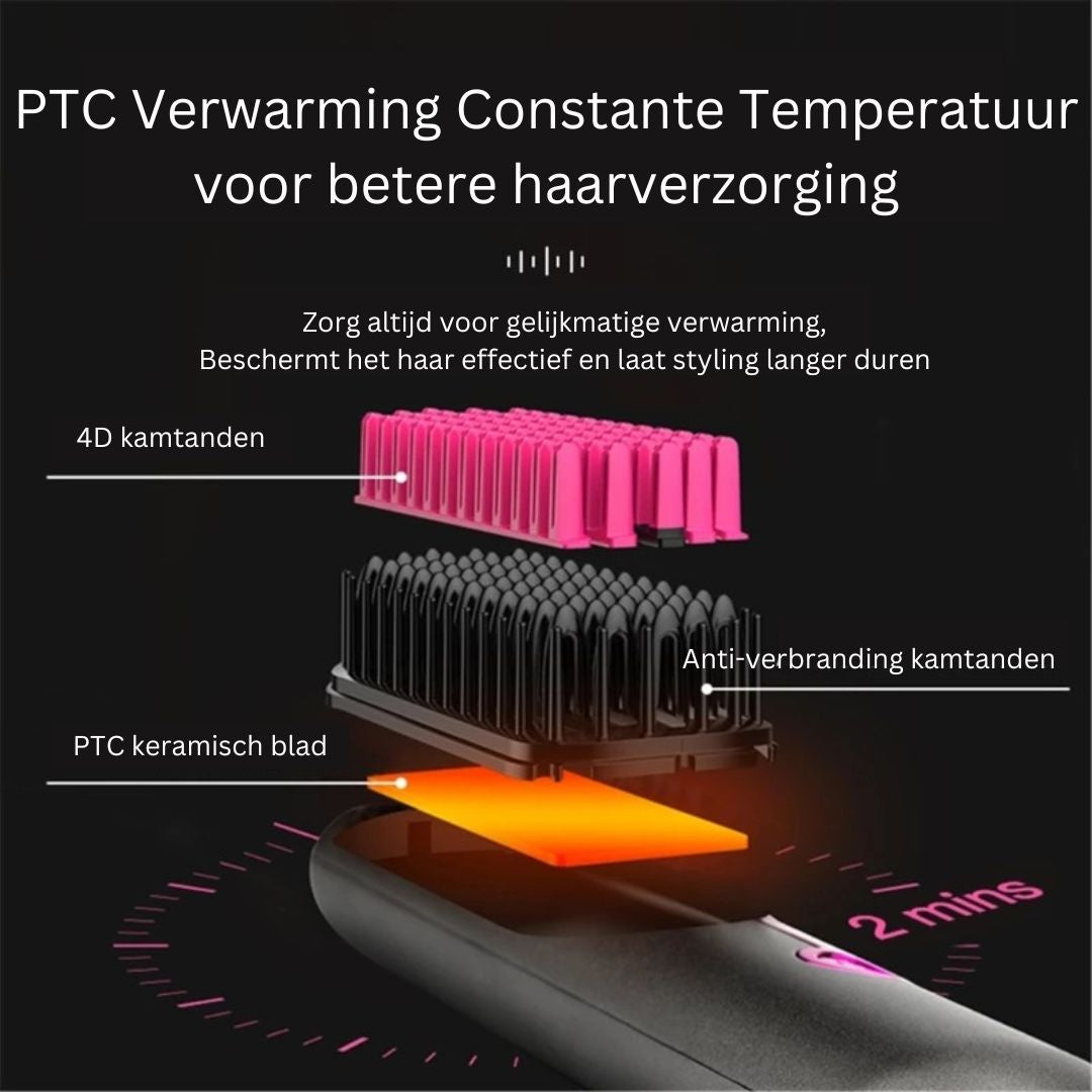 SmoothEase | stijltang borstel
