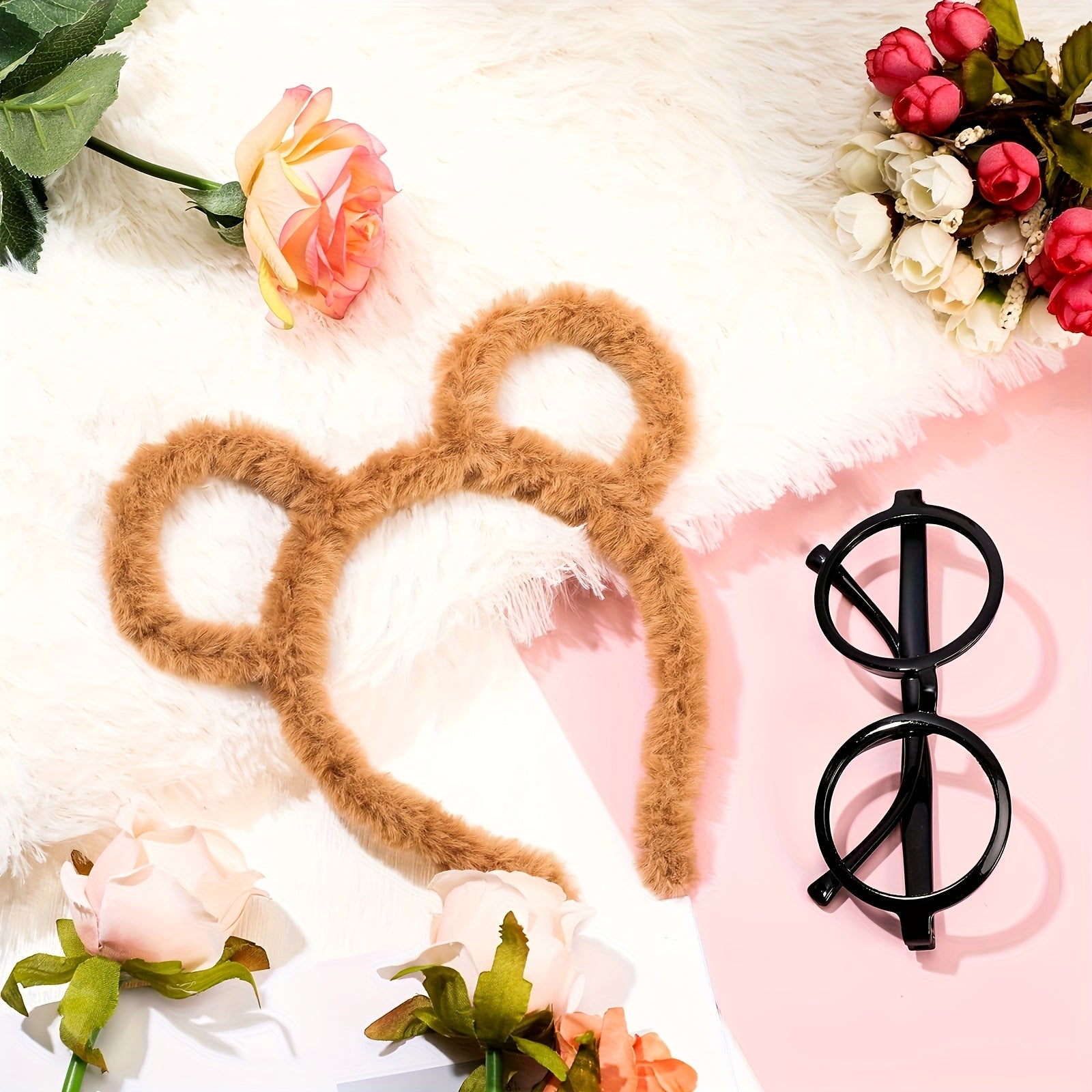 Fuzzy Halloween Chipmunk Kostuumaccessoires Set | Hoofdband Bril