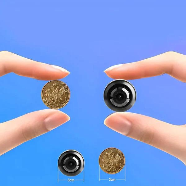 LuxeVision Mini Spionagecamera | Discreet en draagbaar, ideaal voor bewaking en verborgen opname